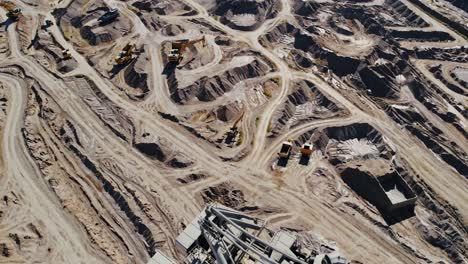 operación de minería a cielo abierto