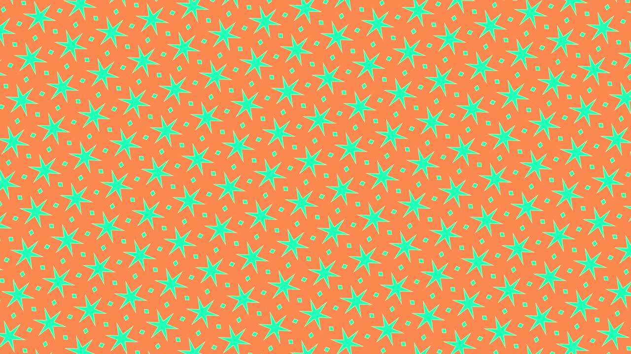 Graphic pattern that changes color as it rotates to the left