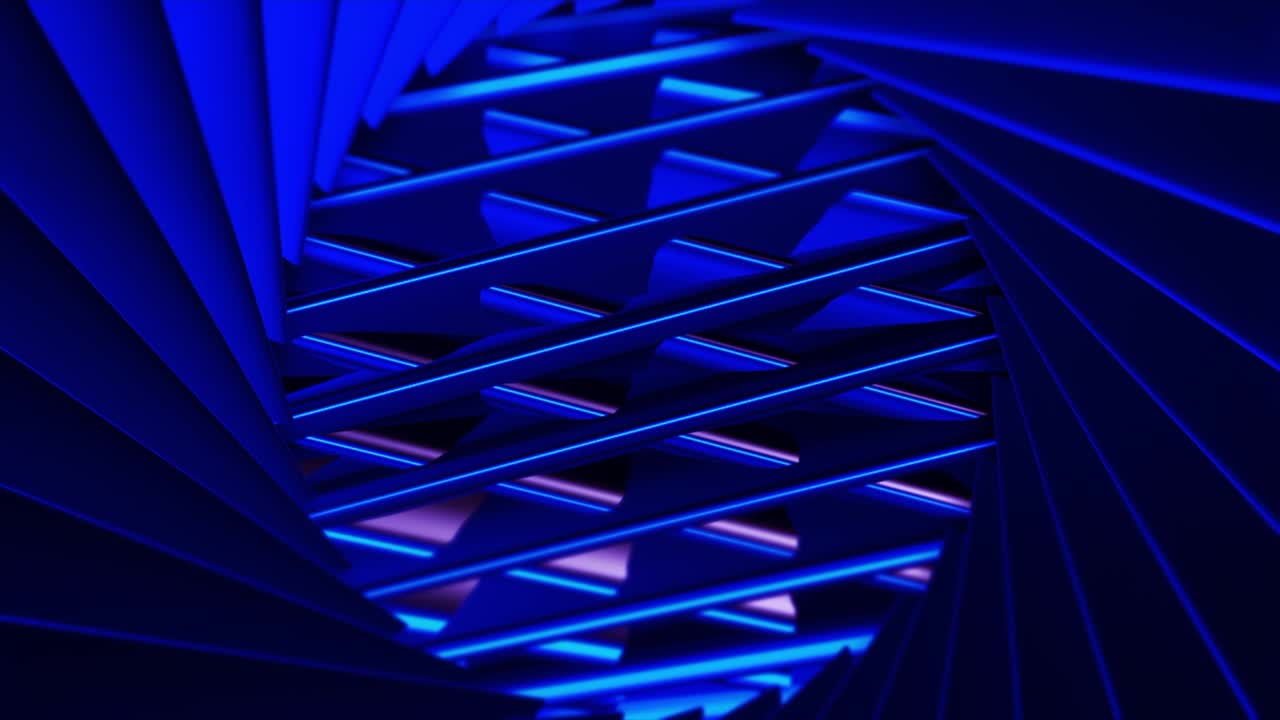 Pattern with rotating metal patterns. Motion. Animation inside mechanism of rotating meat grinder. Rotating bends on background of hole with moving mechanism