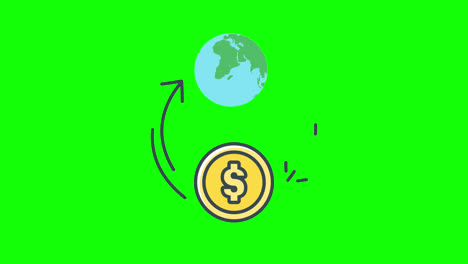 money-flow-transfer-icon-loop-animation-with-alpha-channel,-transparent-background,-ProRes-444