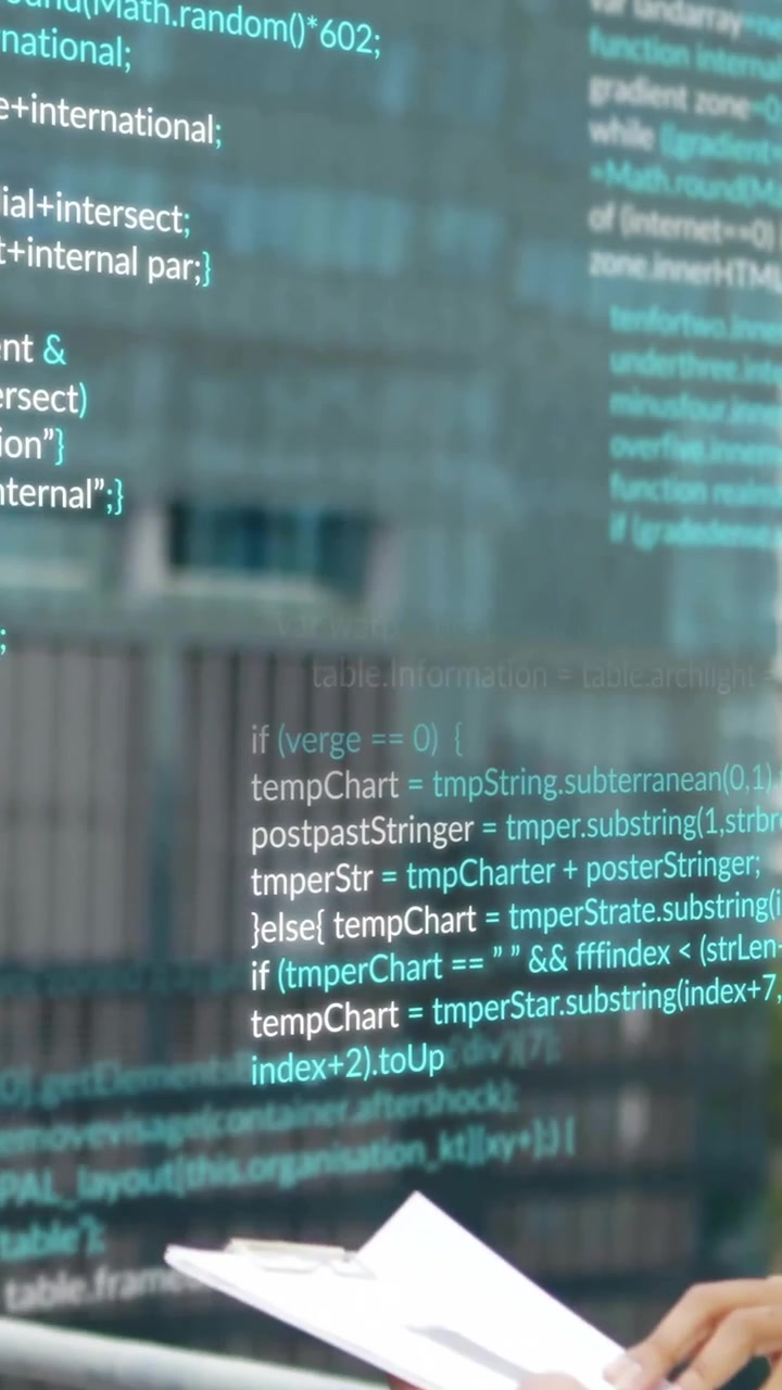 Animation of data processing over diverse architects and construction site