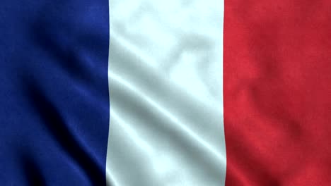 bandera de francia con bucle sin costuras de 4k