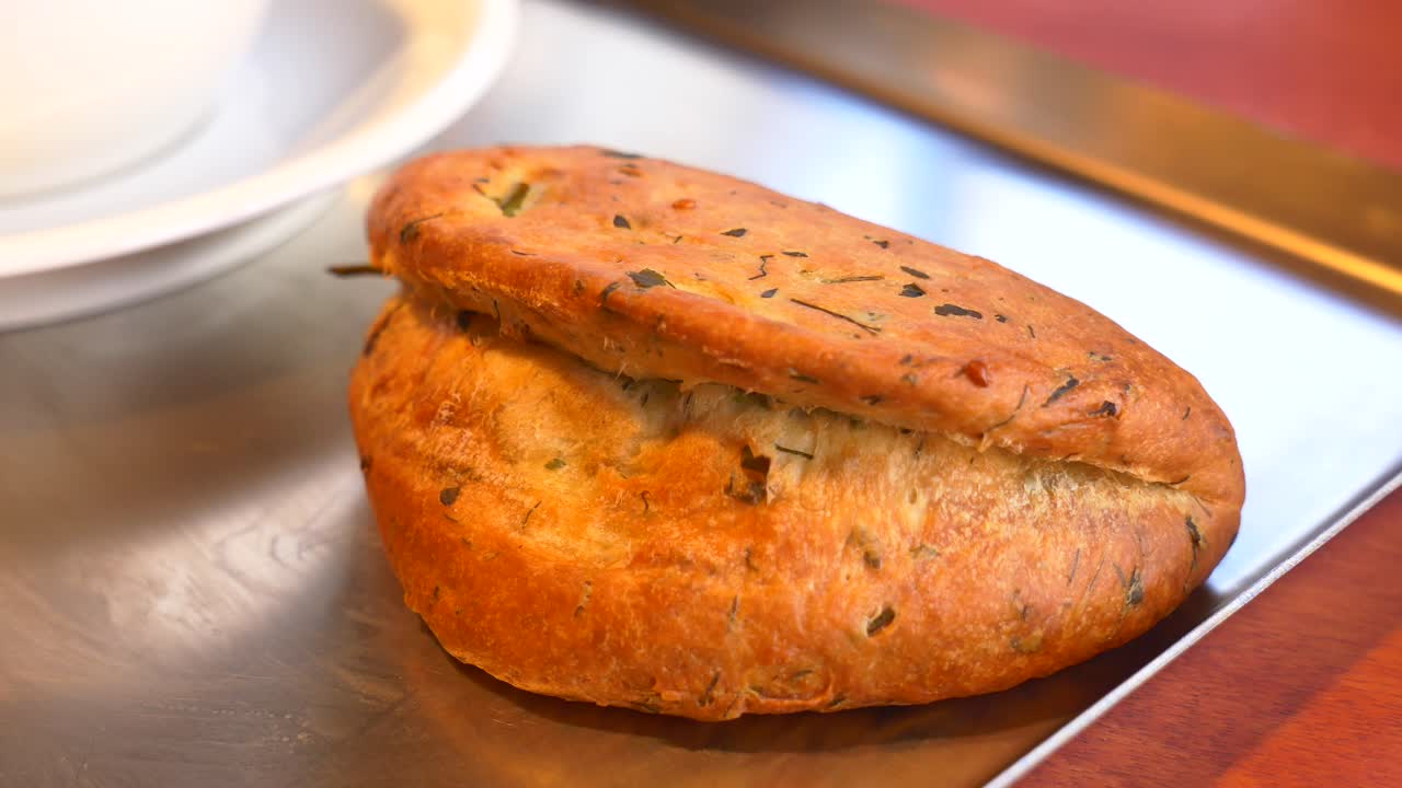 Close-up of a loaf of bread