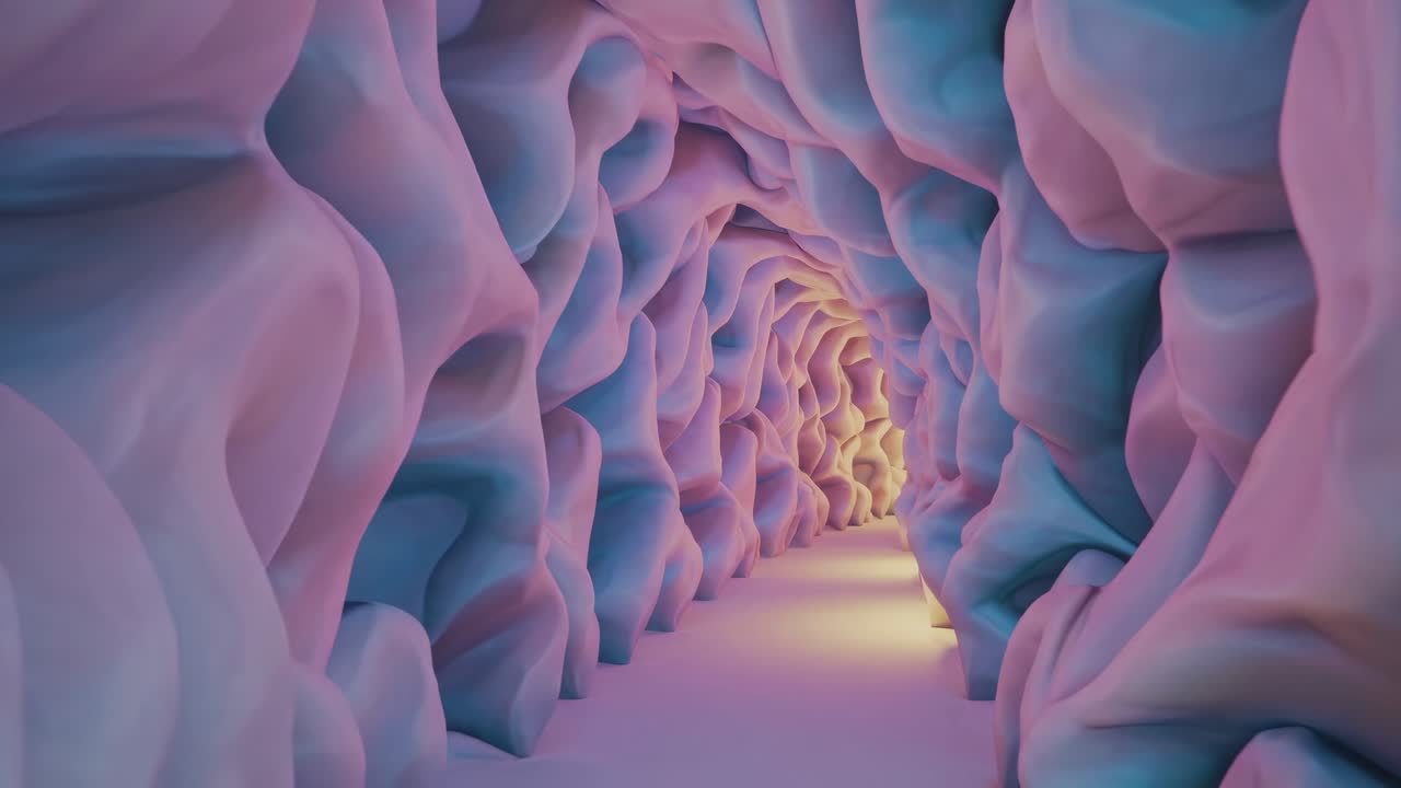 túnel de cueva abstracto