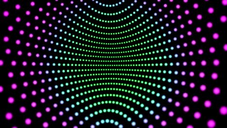 4k fondo de movimiento abstracto puntos giratorios bucle sin costuras