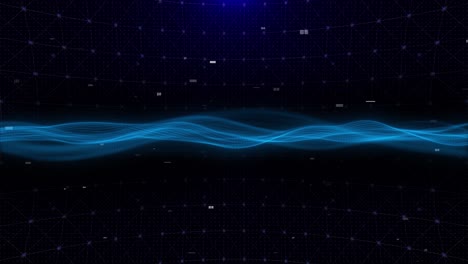 digital technology background geometric cyberspace tunnel universe stardust cyber futuristic speed