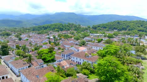 paraty rio de janeiro, drone footage, travelling in down