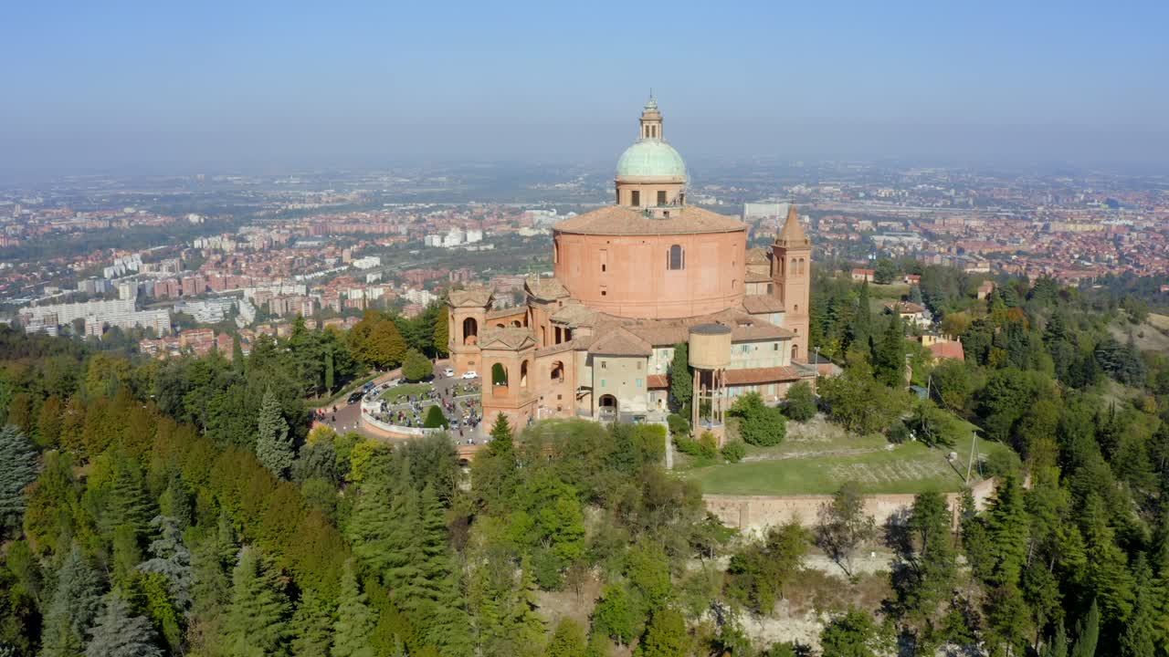 Santuario della Madonna di San Luca, Bologna, Emilia-Romagna, Italia, Ottobre 2021