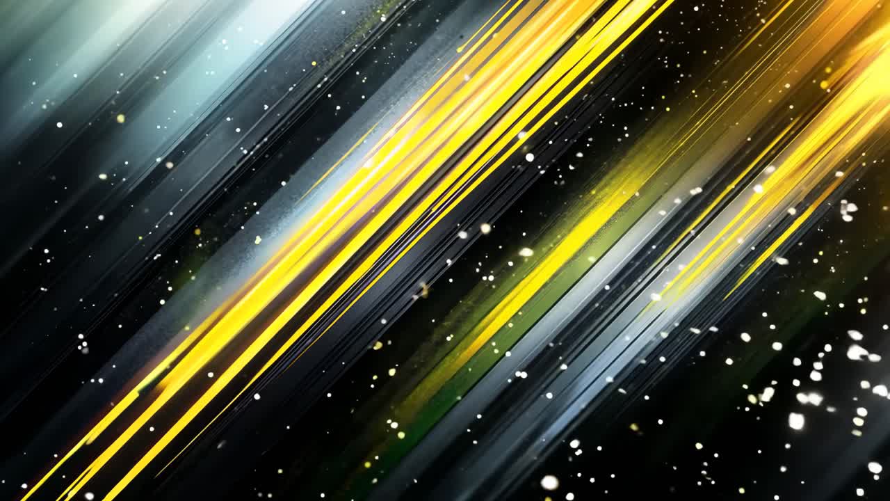 A black and yellow striped background with a lot of sparkles. The sparkles add a sense of movement and energy to the image, making it feel dynamic