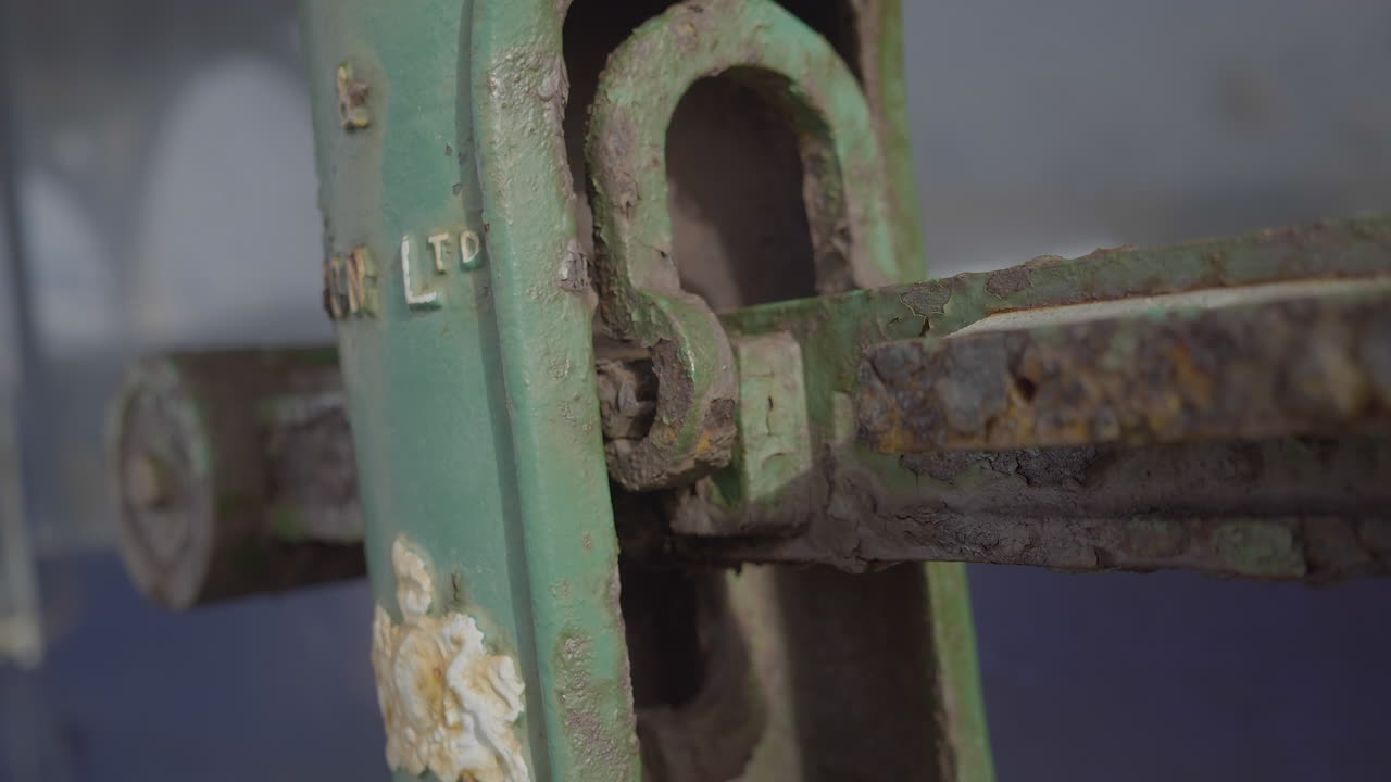 녹슨 오래된 기계