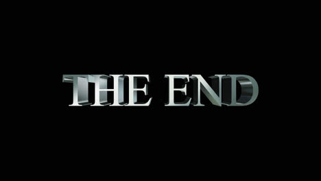 the end title card