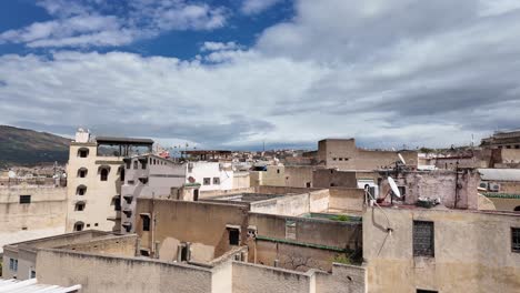 fes morocco medina old town arabic buildings houses in north africa