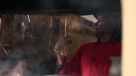 man working in a latin restaurant