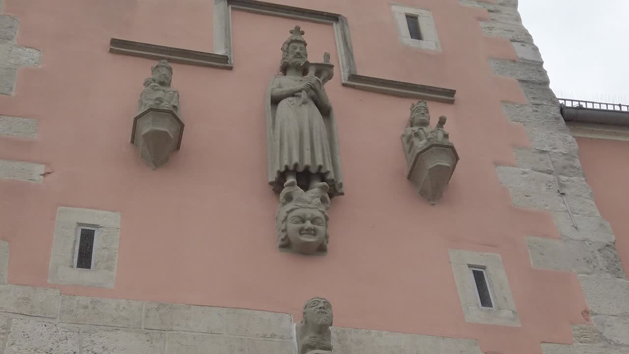 германия вюрцбург старый город, дома, улица, инфраструктура, здания