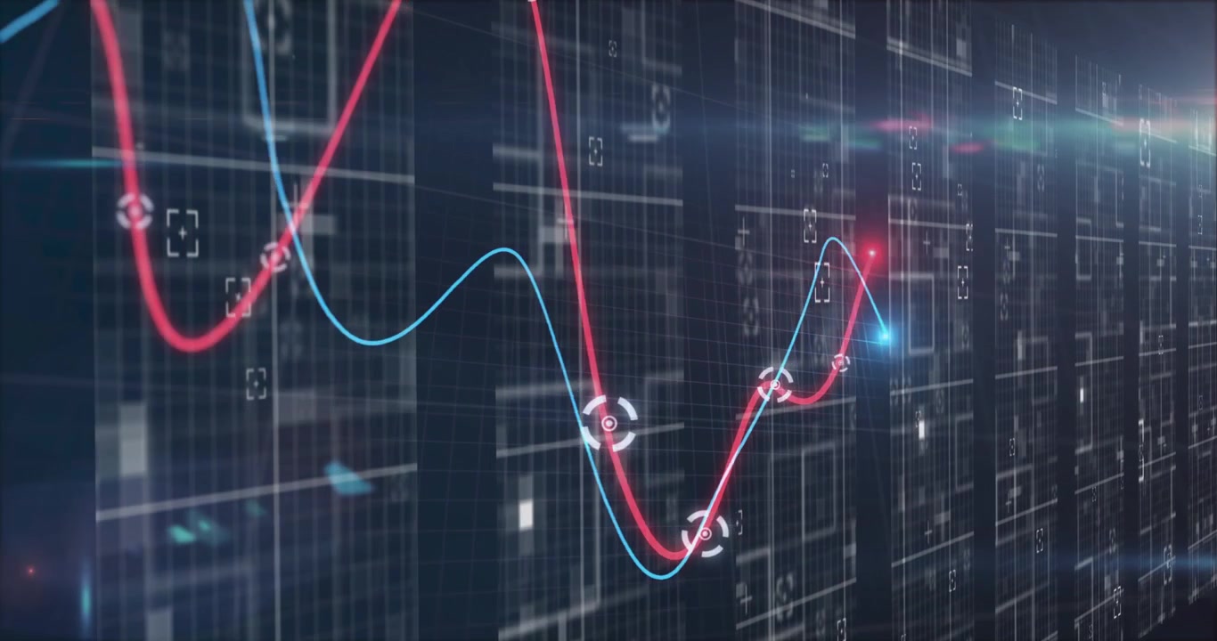Animation of financial data processing on grid
