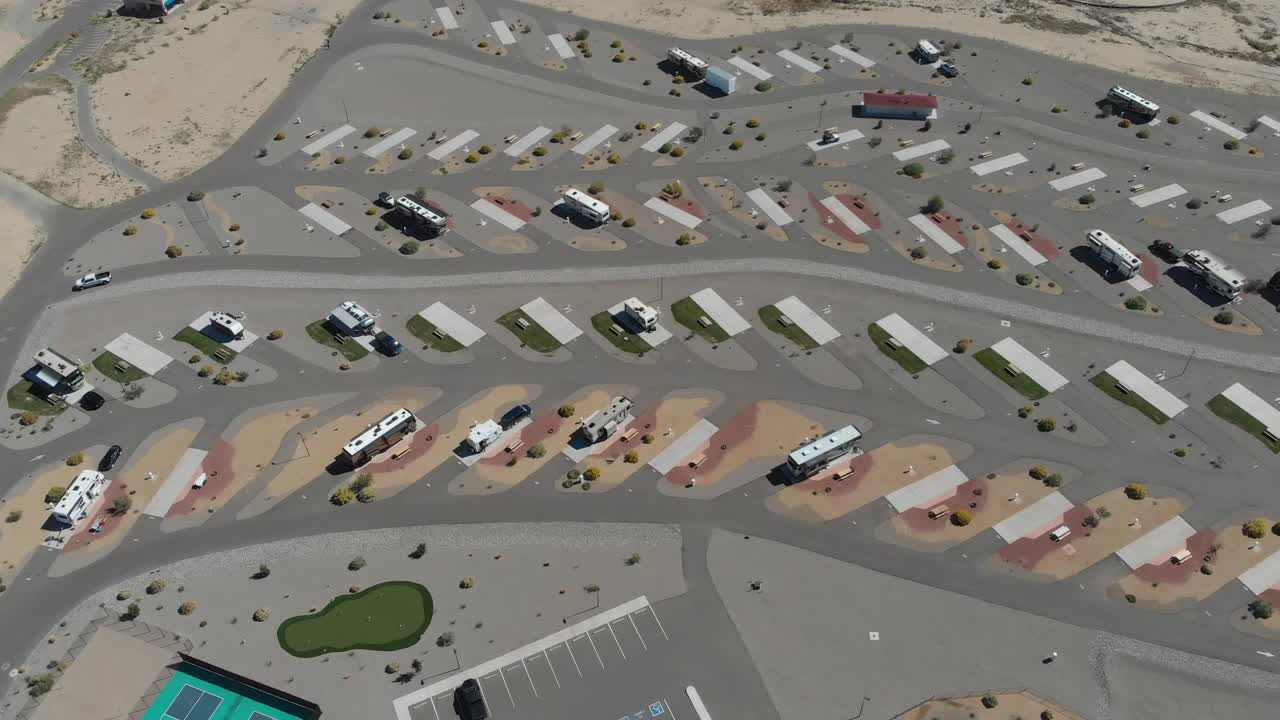 카지노 근처 뉴멕시코 사막의 럭셔리 캠핑