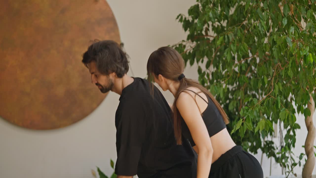 Couple Dancing Together Indoors