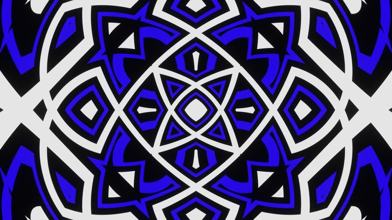 una abstracción azul blanco de un patrón pulsante.