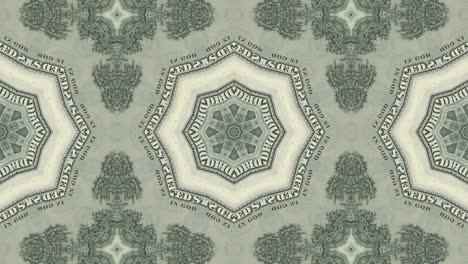 us dollar money bill mosaic in abstract animated background. creative business motion graphic seamless loop