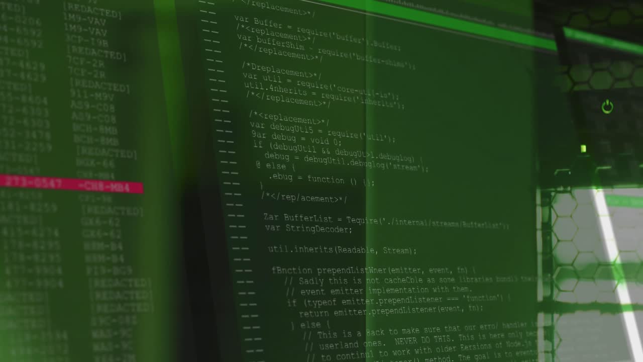 animación de las estadísticas y procesamiento de datos a través de servidores informáticos