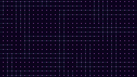 Dots-and-lines-converge-in-mesmerizing-blue-and-green-grid-pattern