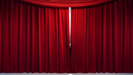 red theater curtains