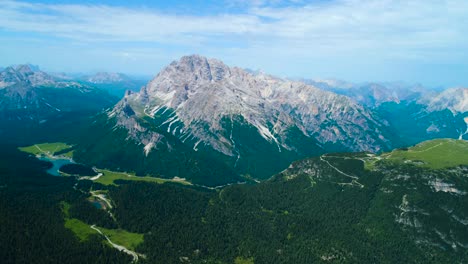 national nature park tre cime in the dolomites alps. beautiful nature of italy.