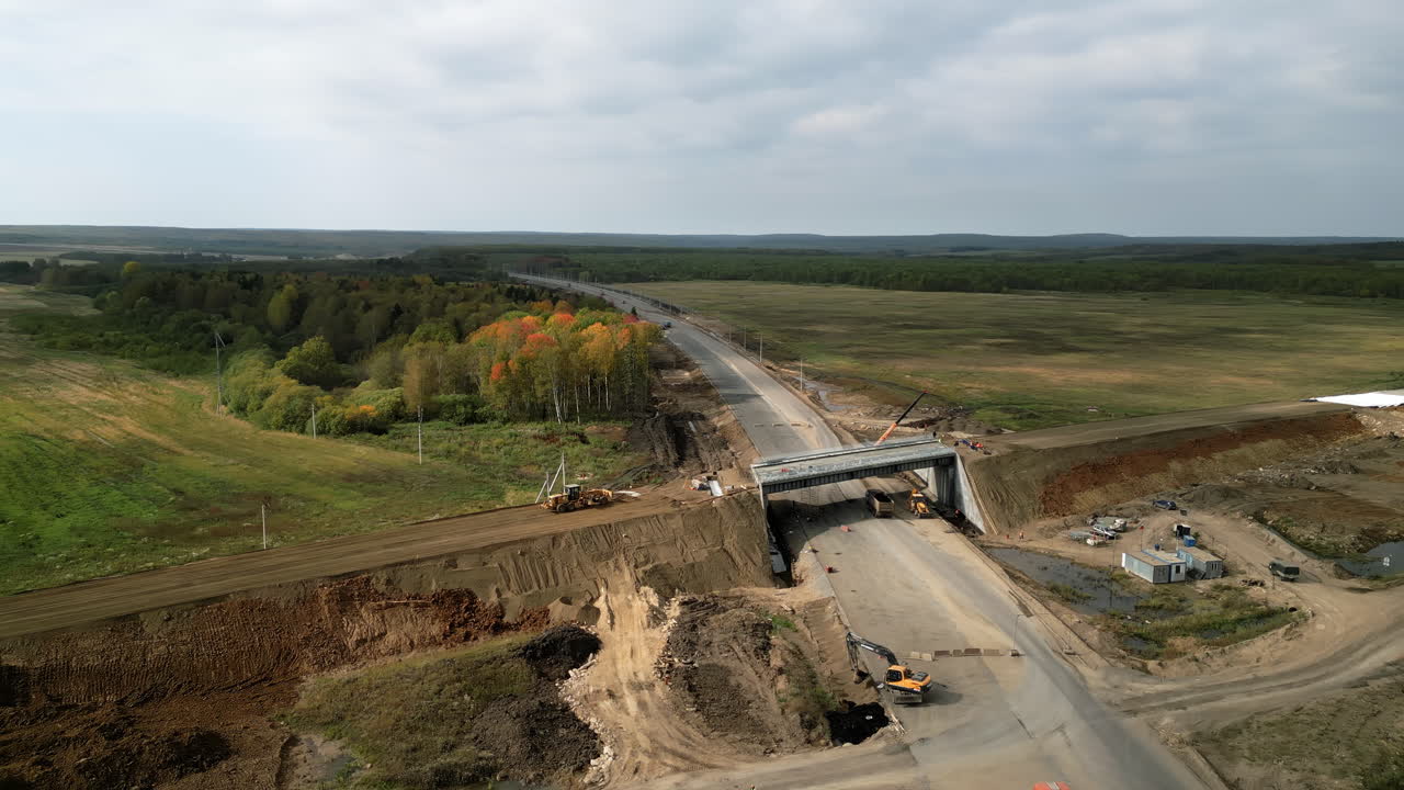 Highway Overpass Construction