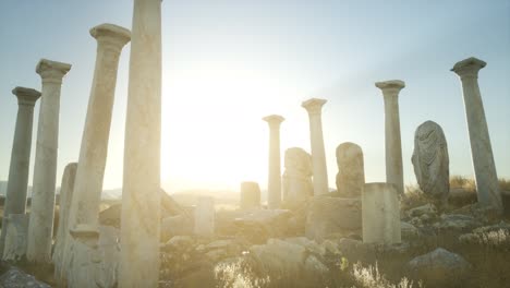 el antiguo templo griego en italia