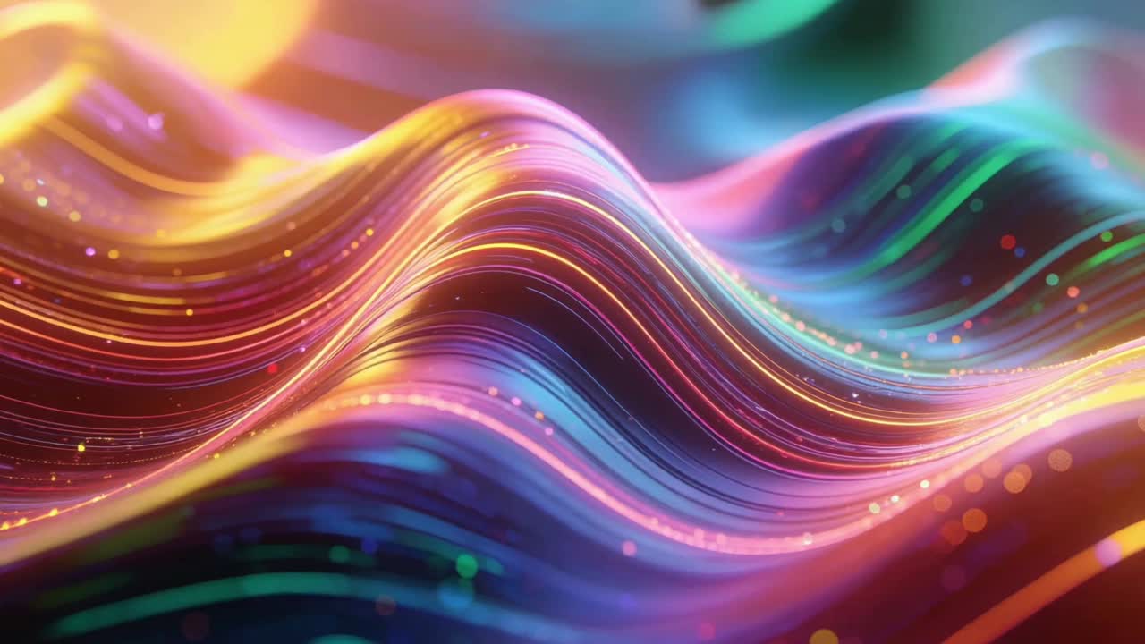 Sfondo Animato 3D Astratto Continuo