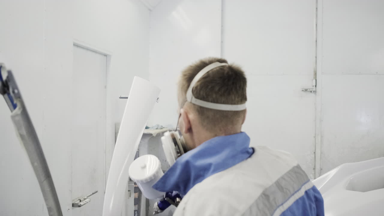 전문적인 자동차 바디 에서 자동차 페인팅 프로세스