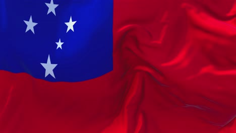 bandera de las islas samoa