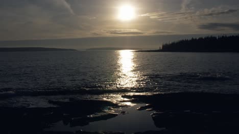 maine sunset bay 60fps winter