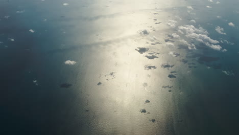 Luftaufnahme-Von-Windkraftanlagen-In-Der-Nordsee