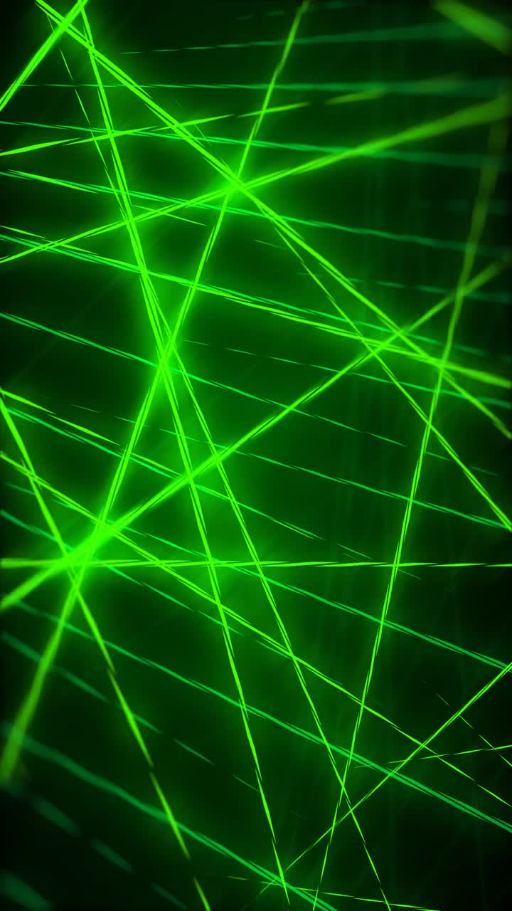 Linee laser verdi astratte