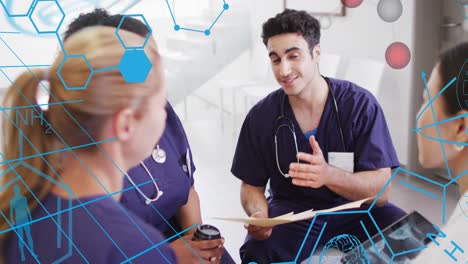 animation of medical data processing over diverse doctors