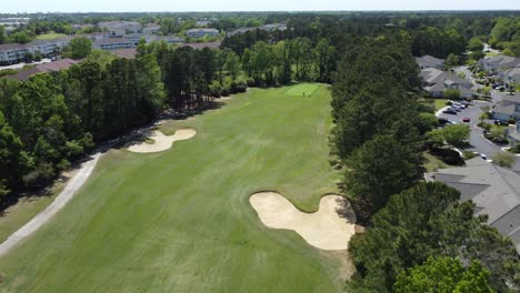 North-Myrtle-Beach,-Carolina-Del-Sur-Campo-De-Golf