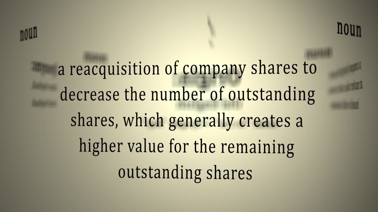 Definition: Share Repurchase