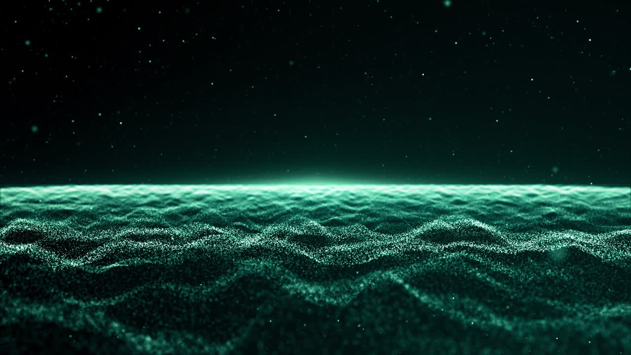 Particles dust abstract light bokeh motion titles cinematic background loop