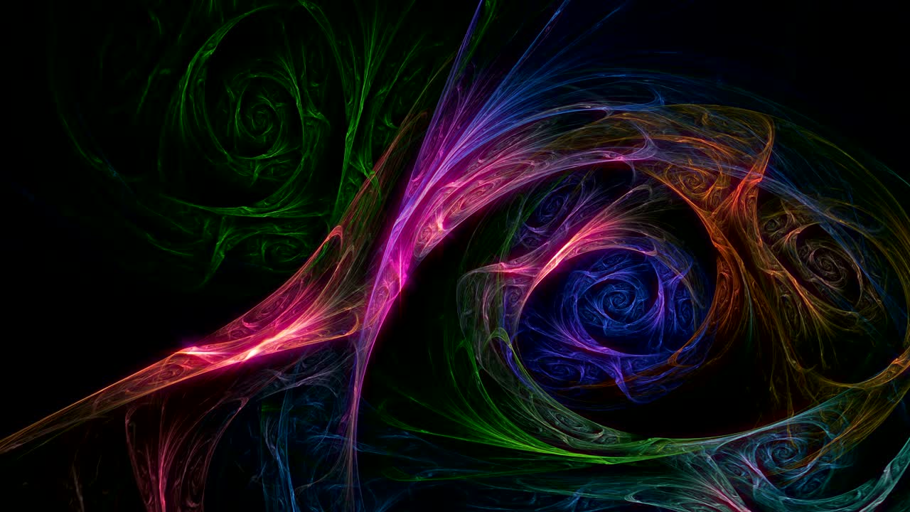 abstracto de la llama del mosaico 4k