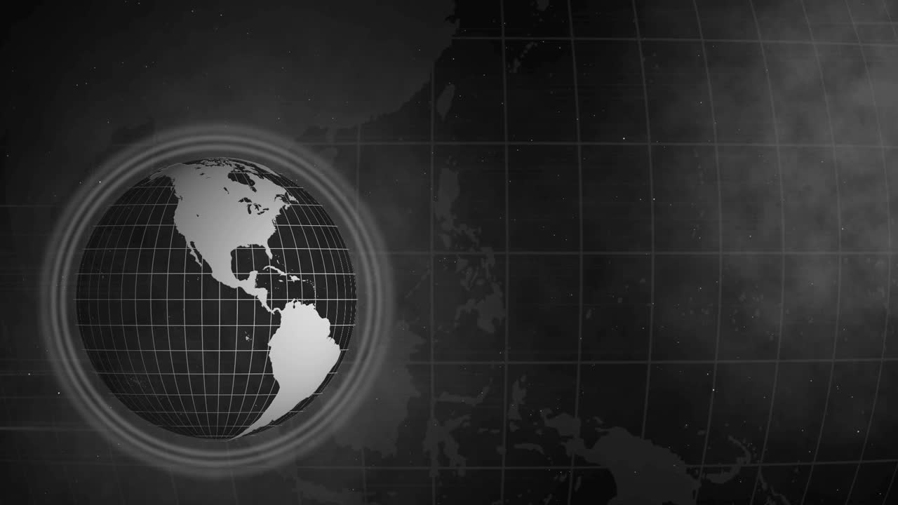 4k la tierra desde el espacio - planeta giratorio completamente iluminado video de stock