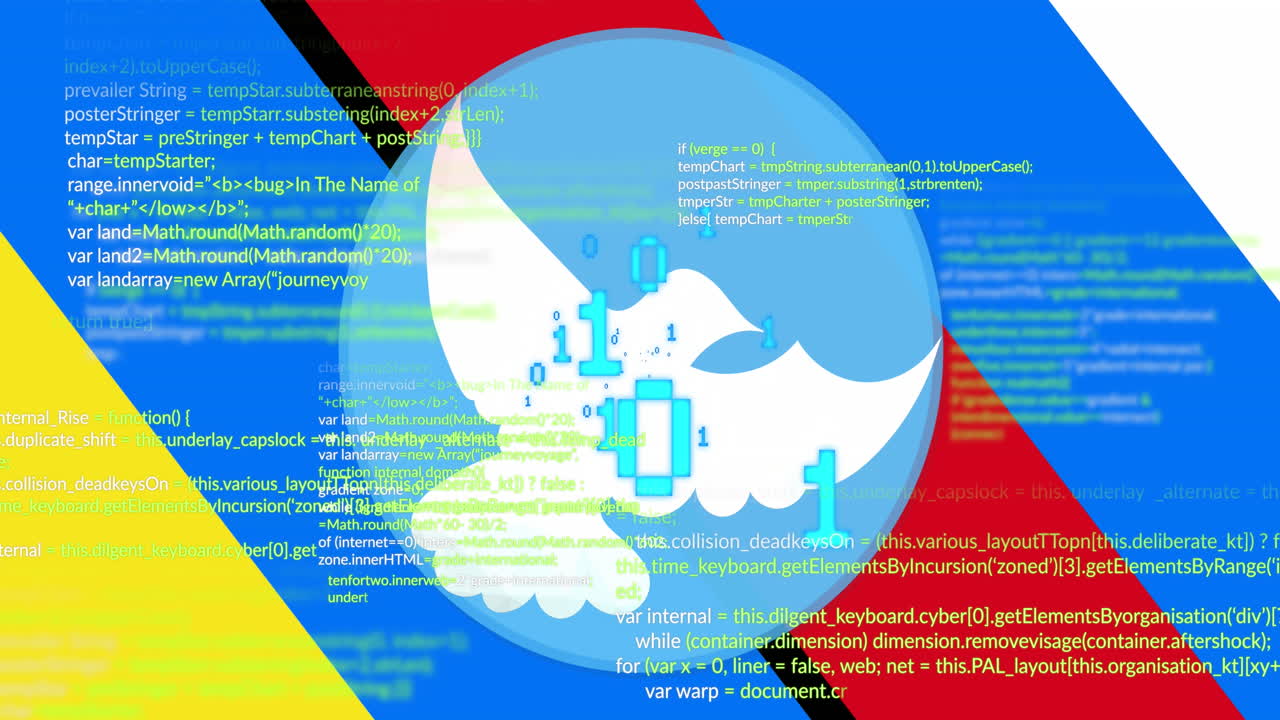 animación del procesamiento de datos en todo el mundo con paloma en el mapa de ucrania y rusia