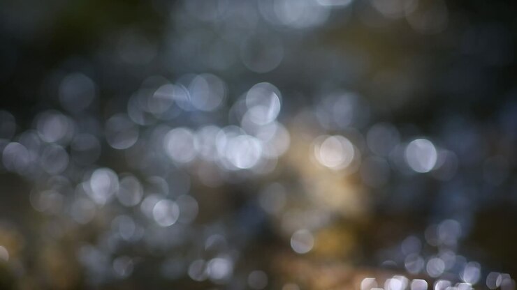 abstract blur with blinking bokeh lights background