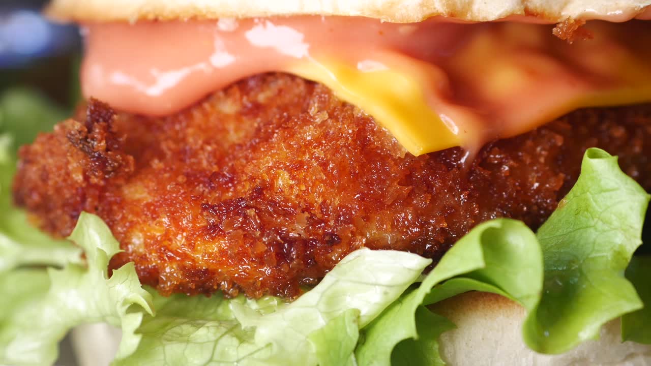 Close-up of a Burger