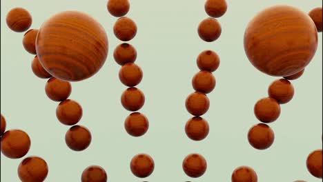 esfera de madera abstracto 3d