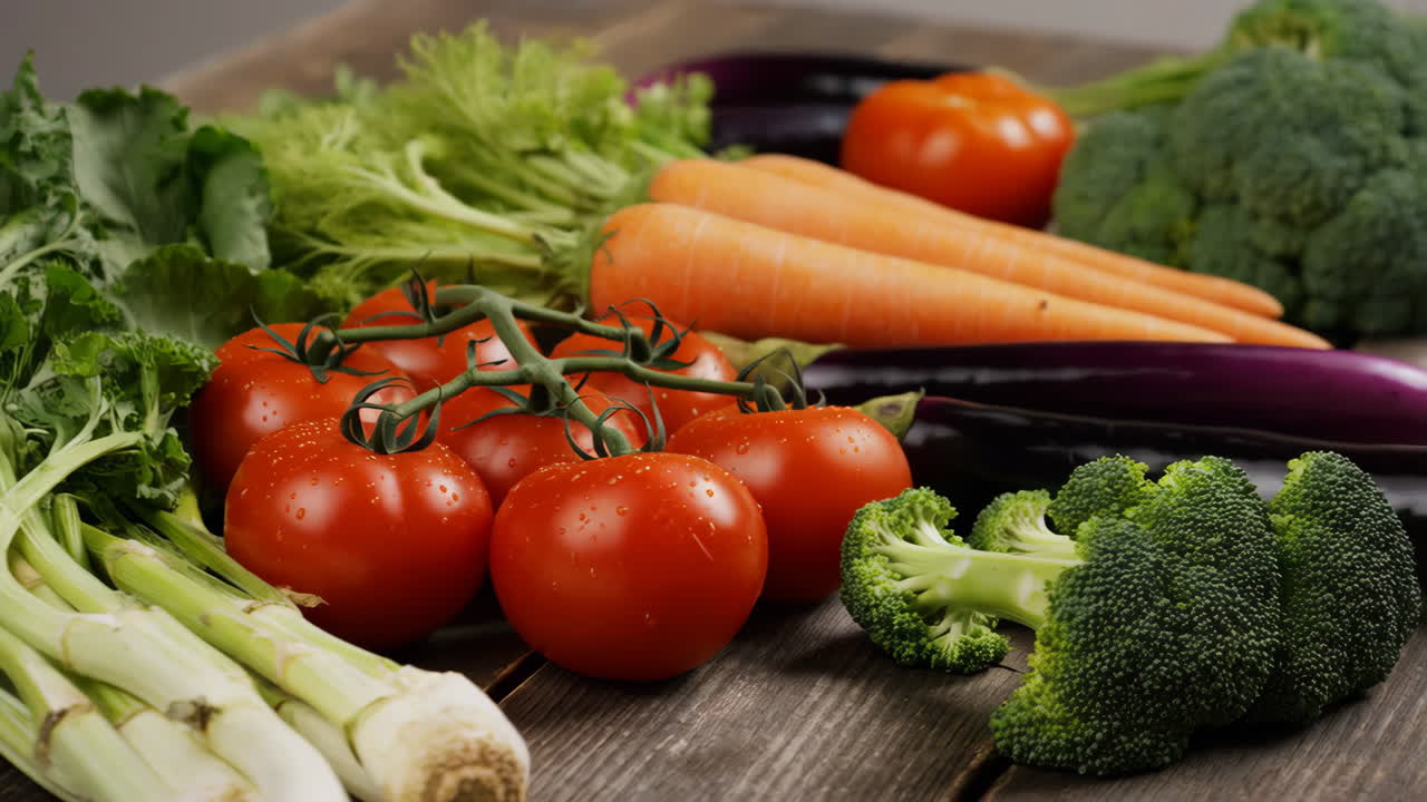 Un assortimento di verdure fresche e salutari