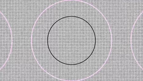 cuadrícula de fondo abstracta con círculos versión a 9