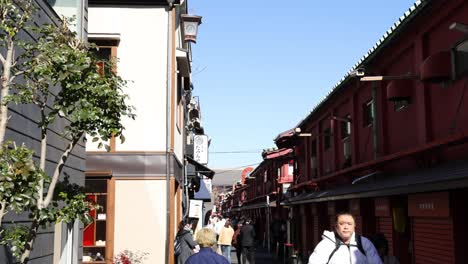 a walk through a busy traditional market street