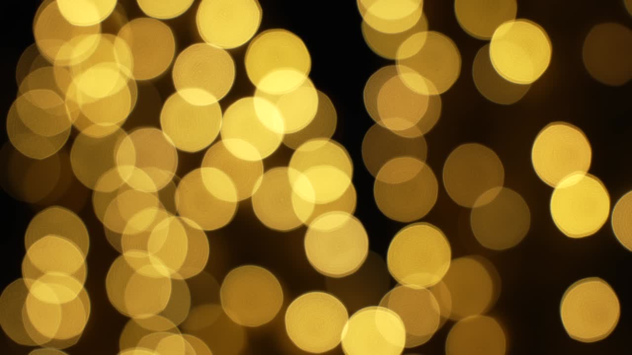 el movimiento de las luces de navidad borrosas.