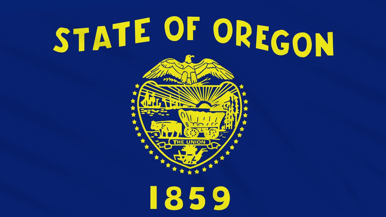 오리건의 발이 바람에 떠다니고, 배경으로 루프